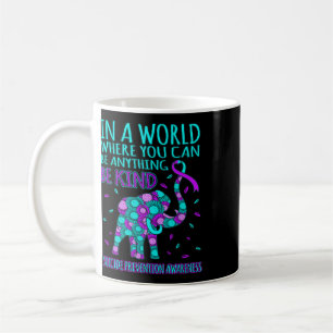 Caneca De Café Seja Gentil Feliz Prevenção ao Suicídio Conscienti
