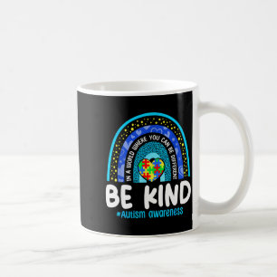 Caneca De Café Seja gentil quebra-cabeça conscientização autismo