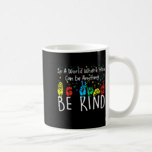 Caneca De Café Seja Gentil Sinal de Linguagem Gestual Asl Conscie