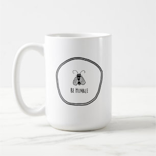 Caneca De Café Seja humilde: natureza minimalista da vida Fazenda
