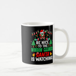 Caneca De Café Seja Legal Para A Janela Papais noeis Limpadores D