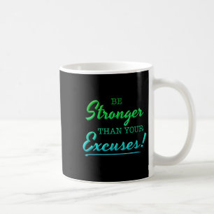 Caneca De Café Seja mais forte do que o seu Inspira Motivacional