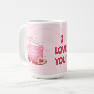 Caneca De Café Seja Meu Chocolate de São Valentim, Biscoitos, Doc