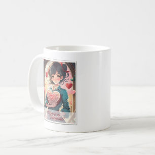 Caneca De Café Seja Meu Namorado ao Estilo Mangá 31470