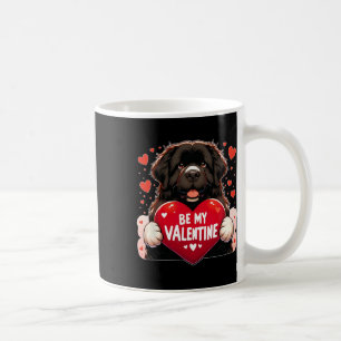 Caneca De Café Seja Meu Newfie Cachorro Coração no Dia dos Namora