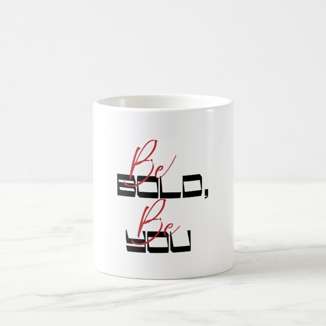 Caneca De Café Seja Negrito Com Os Controlos De Cor SVG (Centro)