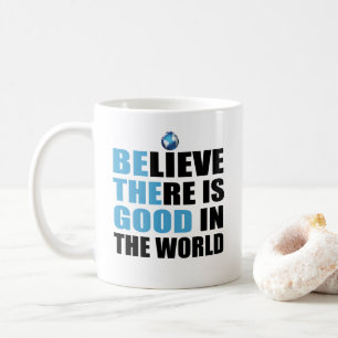 Caneca De Café Seja o Bem Inspirador   Motivacional