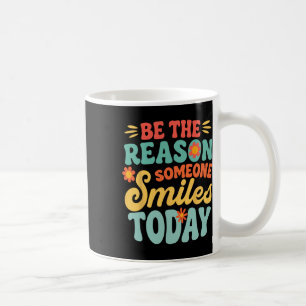 Caneca De Café Seja o Motivo de Alguém Sorrir Hoje Professor Retr