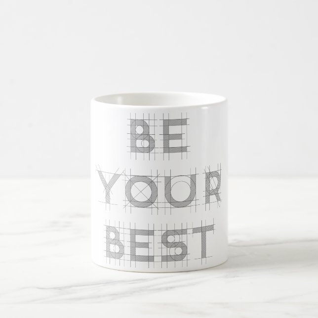 Caneca De Café Seja o seu melhor (Centro)