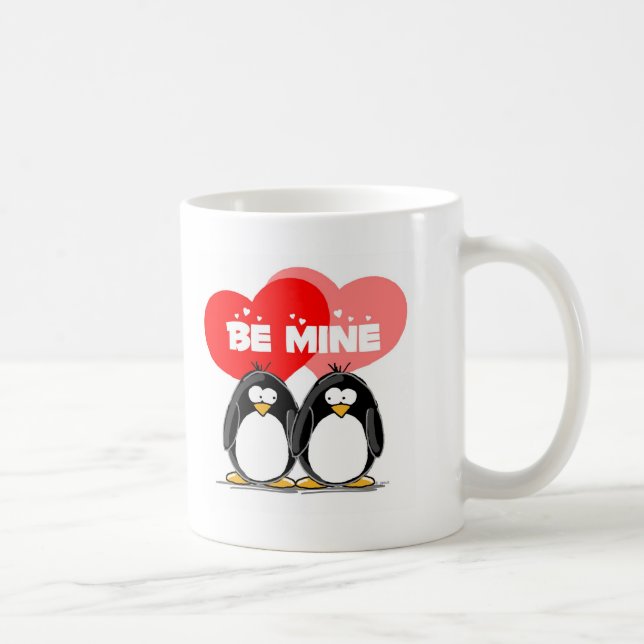 Caneca De Café Seja pinguins da mina (Direita)