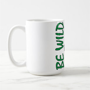 Caneca De Café Seja Selvagem – Forte Design de Cavalo Decorativo