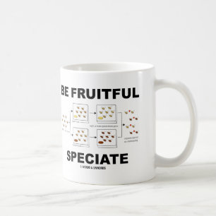 Caneca De Café Seja Speciate frutuoso (o humor da evolução)