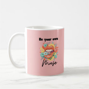 Caneca De Café Seja sua própria musa, Cota de Autoamor
