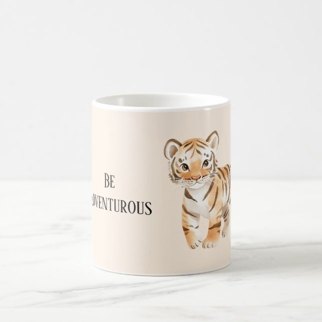 Caneca De Café Seja Tigre Aventureiro (Centro)