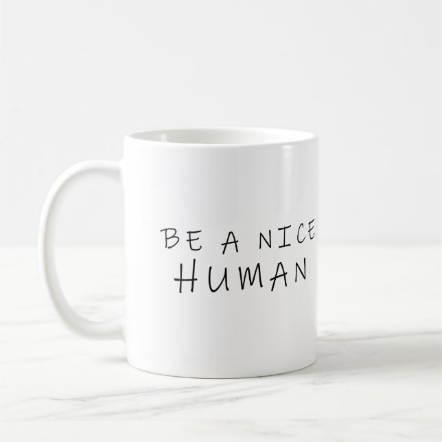 Caneca De Café Seja um bom humano (Esquerda)