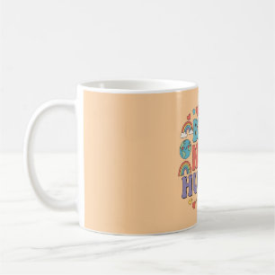 Caneca De Café Seja um bom humano - gentileza a citação do Rainbo
