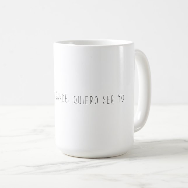 Caneca De Café Seja unapologetically VOCÊ (Frente Esquerda)