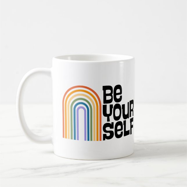 Caneca De Café Seja Você Mesmo! (Esquerda)