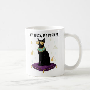 Caneca De Café Sekhment Gato Egípcio Bastet - Minha Casa Minha Pi