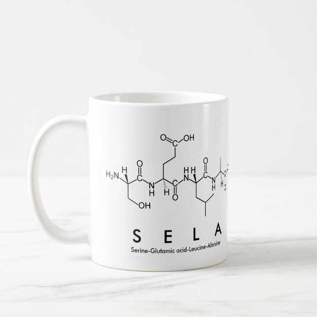 Caneca De Café Sela peptídeo (Esquerda)