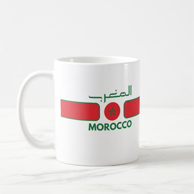 Caneca De Café seleção nacional de futebol marroquino (Esquerda)