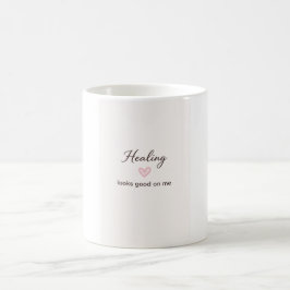 Caneca De Café Self Love Quote Healing Looks Good On Me Minimal D