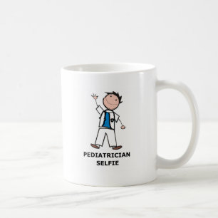 Caneca de Café Selfie de Pediatra Presente para Mé