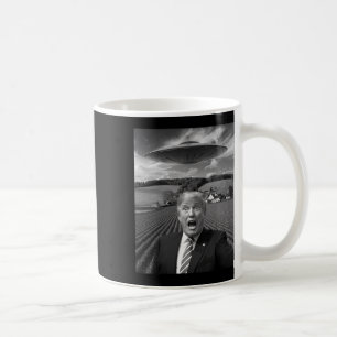 Caneca De Café Selfie de Trump com Alien Ufo Presentes Engraçados