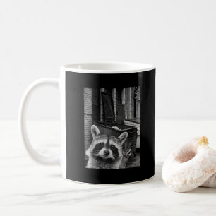 Caneca De Café Selfie Engraçado de Guaxinim Guaxinim Engraçado Gu