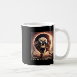 Caneca De Café Selfie Skeleton Kids Mens Eclipse Solar