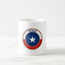 Caneca De Café Selo da Bandeira do Estado do Texas