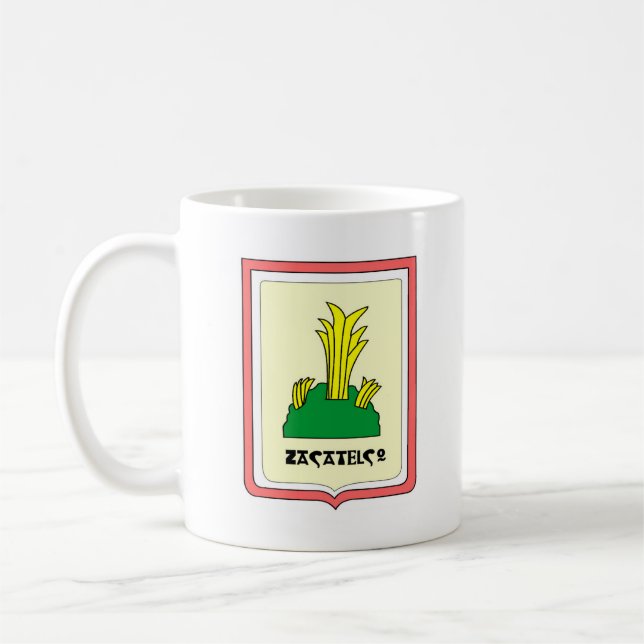 Caneca De Café Selo da Cidade de Zacatelco, México (Esquerda)