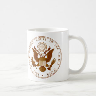 Caneca De Café Selo da corte suprema dos Estados Unidos