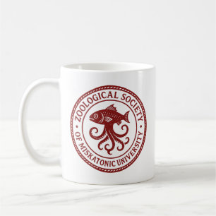 Caneca De Café Selo da Sociedade Zoológica de Miskatonic