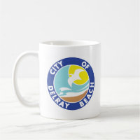 Selo de Delray Beach, Flórida Café Mug