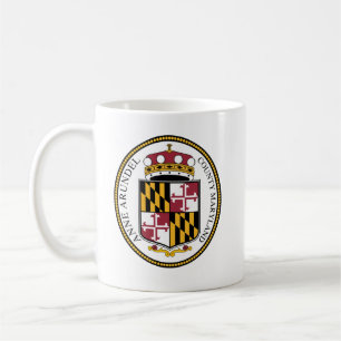 Caneca De Café Selo do Condado de Anne Arundel, MD
