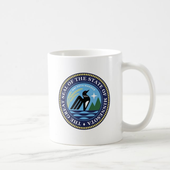 Caneca De Café Selo do Estado de Minnesota 2024 (Direita)