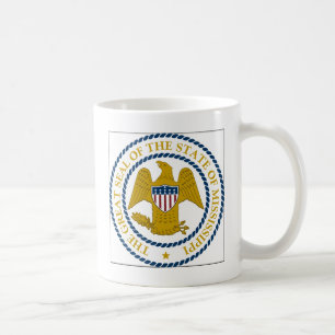 Caneca De Café Selo do estado de Mississippi