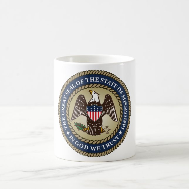 Caneca De Café Selo do Mississippi (Centro)