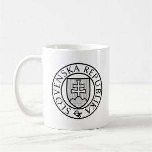 Caneca De Café Selo Estatal da Eslováquia