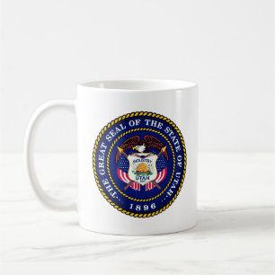 Caneca De Café Selo Estatal de Utah