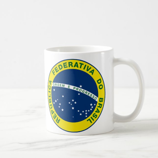 Caneca De Café Selo Nacional do Brasil (Direita)