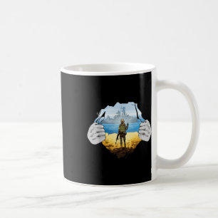Caneca De Café Selo postal da Ucrânia Bandeira Orgulho Dia das Mã