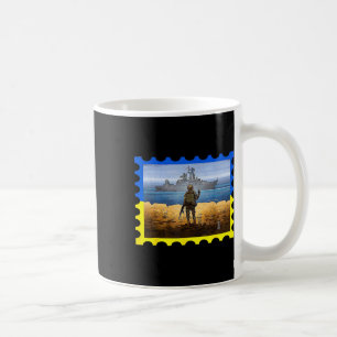 Caneca De Café Selo Postal Vintage Ucrânia Bandeira Orgulho 6