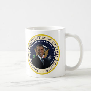 Caneca De Café Selo presidencial de Obama - personalizado