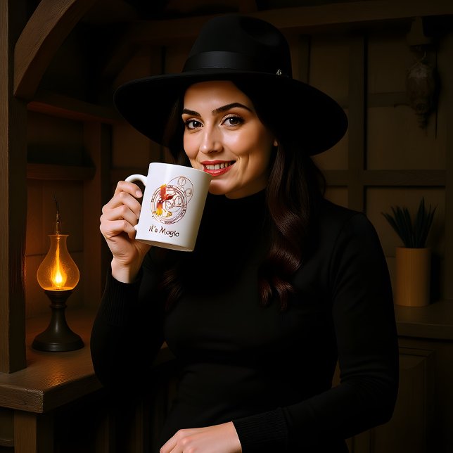 Caneca De Café Selos Magos E Phoenix (Criador carregado)