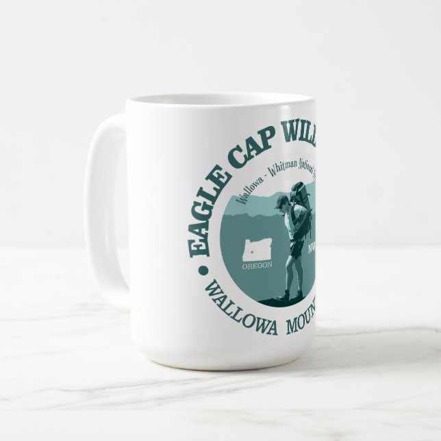 Caneca De Café Selvagem de Bonés de águia (T) (Frente Esquerda)