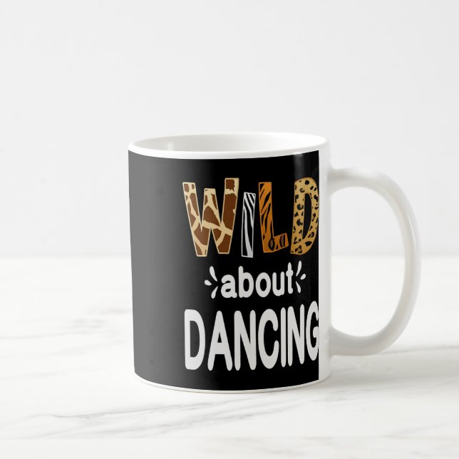 Caneca De Café Selvagem Sobre Dança1 (Direita)
