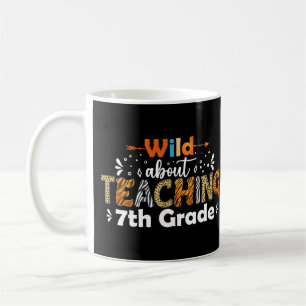 Caneca De Café Selvagem Sobre Ensino De Professores Engraçado Da
