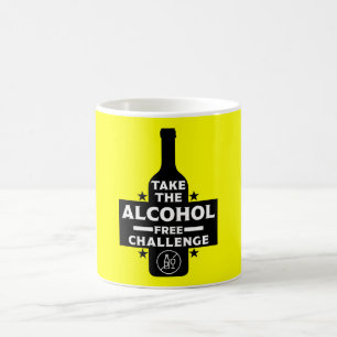 Caneca De Café Sem Álcool E Sóbrio